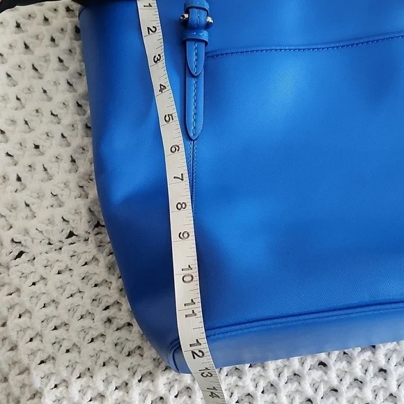 Coach large royal blue tote women hand bag - Picture 9 of 12
